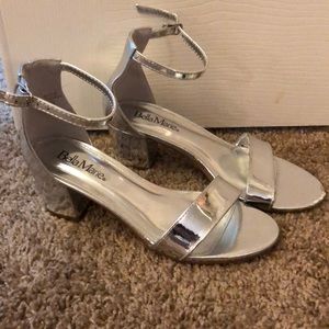 Silver shoes